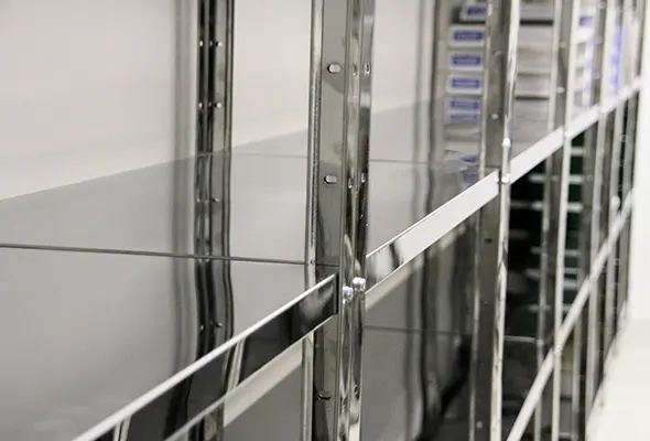 Stainless Steel Shelving System in Dubai