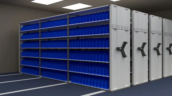 boltless warehouse shelving system